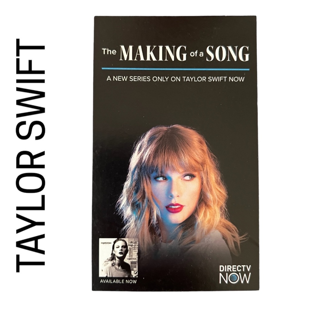 TAYLOR SWIFT Memorabilia Card The Making of a Song from direct tv coupon expired